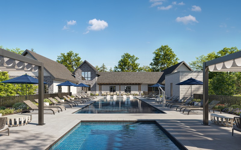 Year-round heated pool